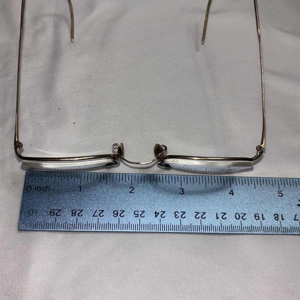 Vintage Numont Ful-Vue 12k Gf Hexagon Shaped Eyeg… - image 7